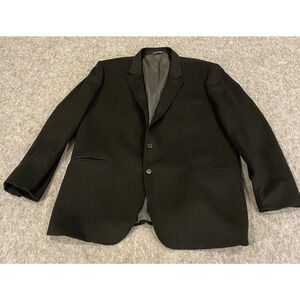 Marc Martin NY Size 48T Wool Cashmere Blend Jacket Sport Coat Black